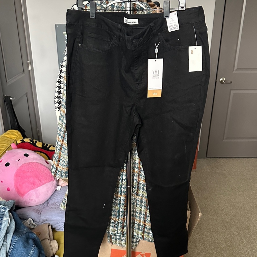 YMI Jet Black Denim Pants